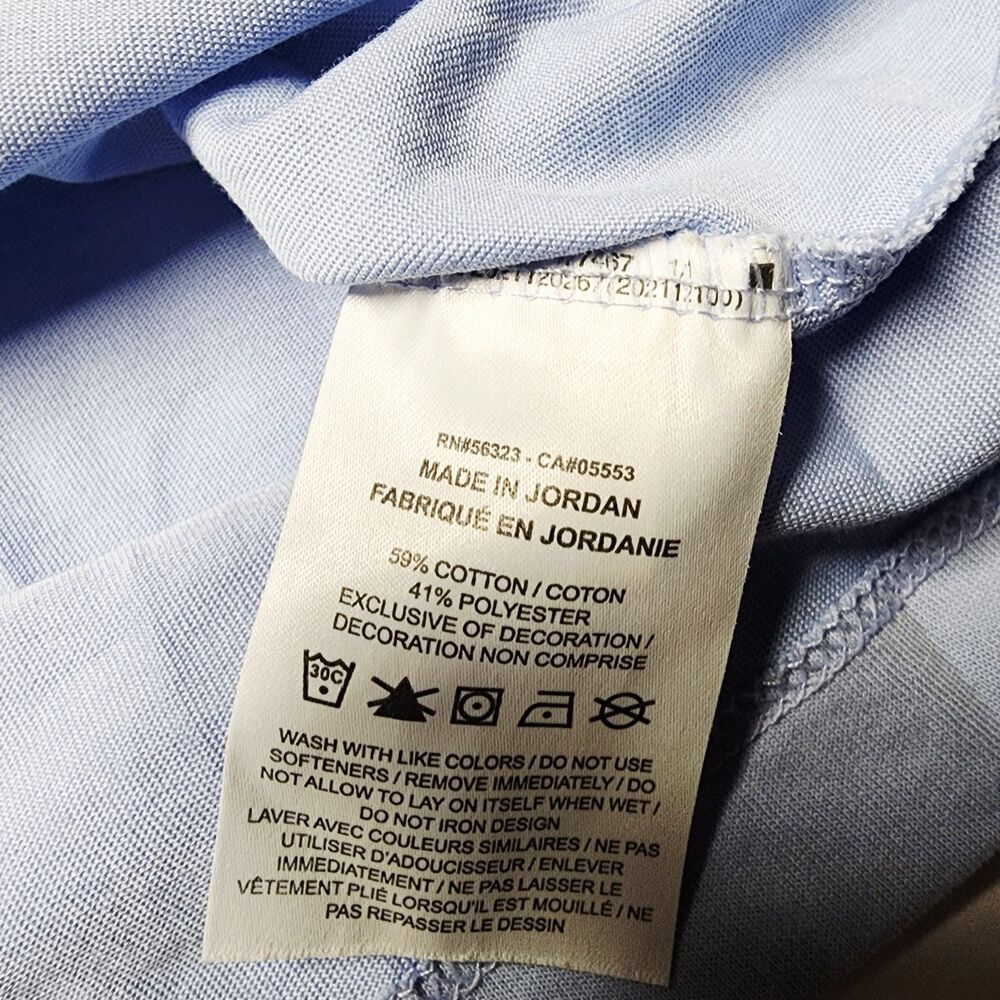 Nike Moving Co Dri-FIT Training T-Shirt Mens 2XL Cobalt Bliss Blue NWOT Graphic - Picture 9 of 9